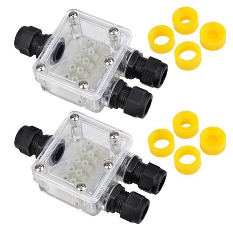 atpwonz junction box|ATPWONZ IP68 Waterproof Junction Box,2PCS Cable .